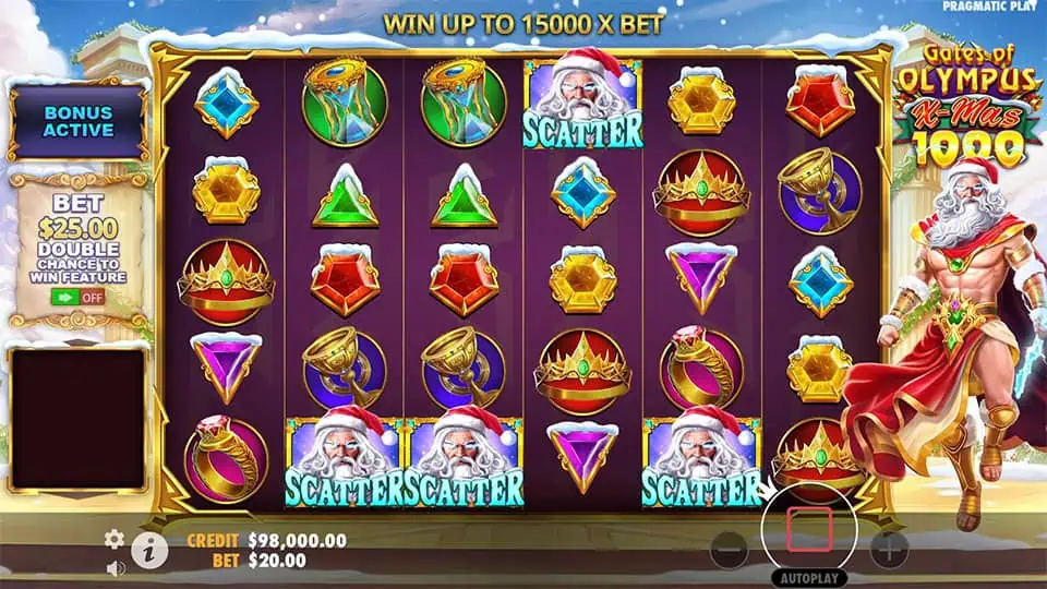 Gates of Olympus Xmas 1000 slot free spins