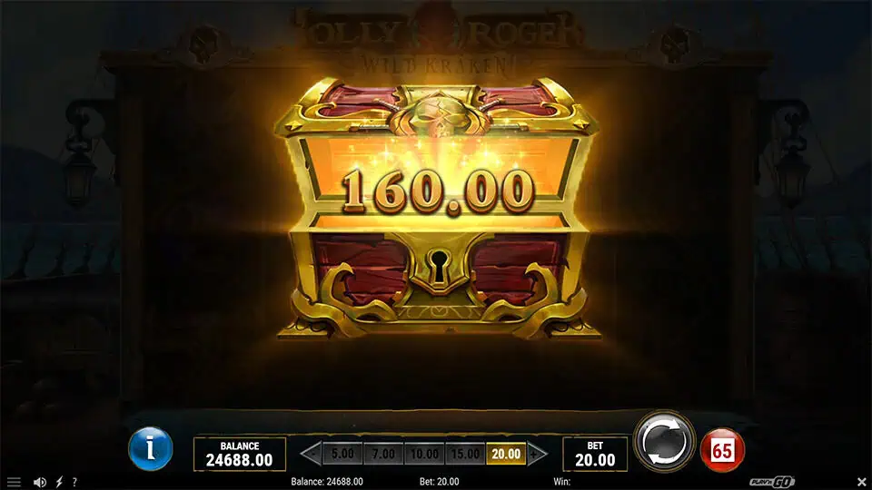 Jolly Roger Wild Kraken slot big win