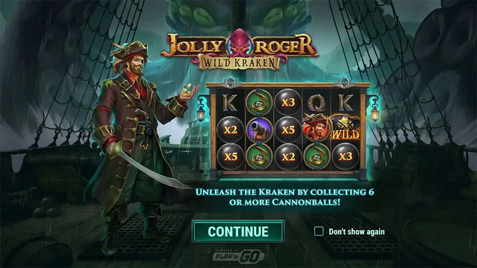 Jolly Roger Wild Kraken slot features