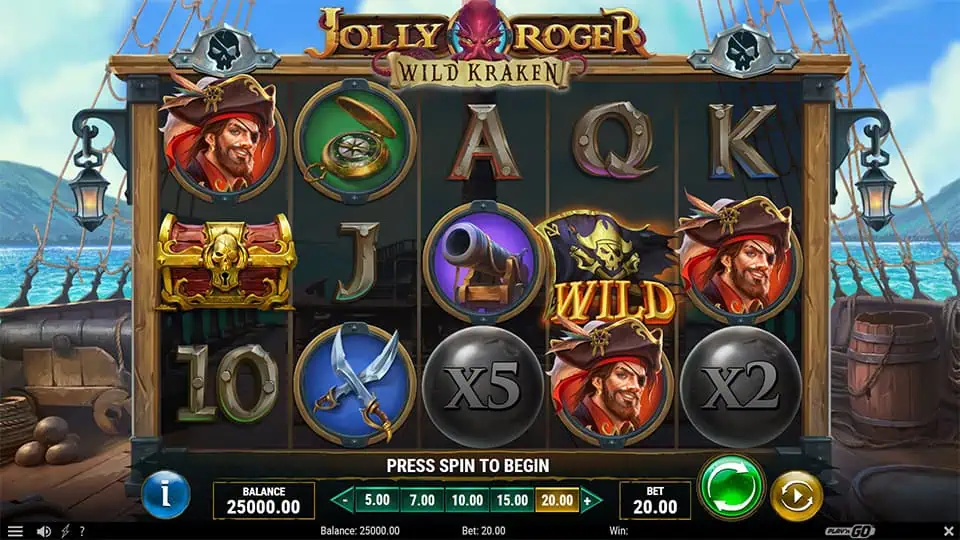 Jolly Roger Wild Kraken slot