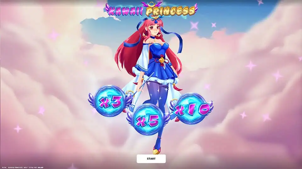 Kawaii Princess slot features