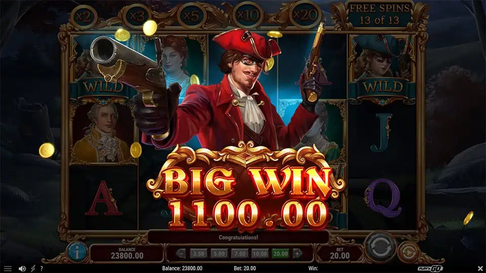 Midnight Gold slot big win