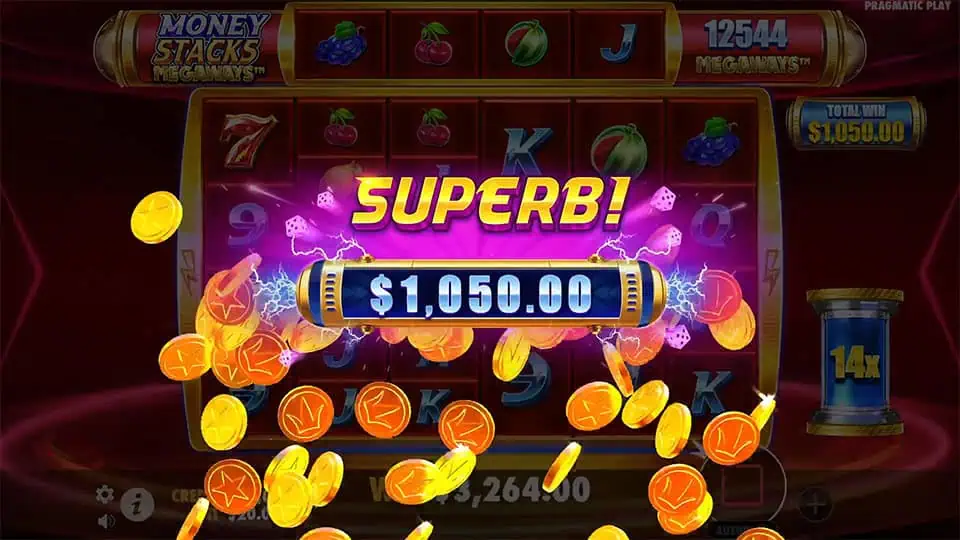 Money Stacks Megaways slot big win