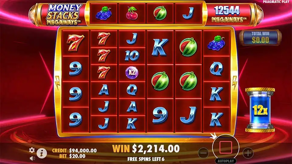 Money Stacks Megaways slot feature orb multiplier