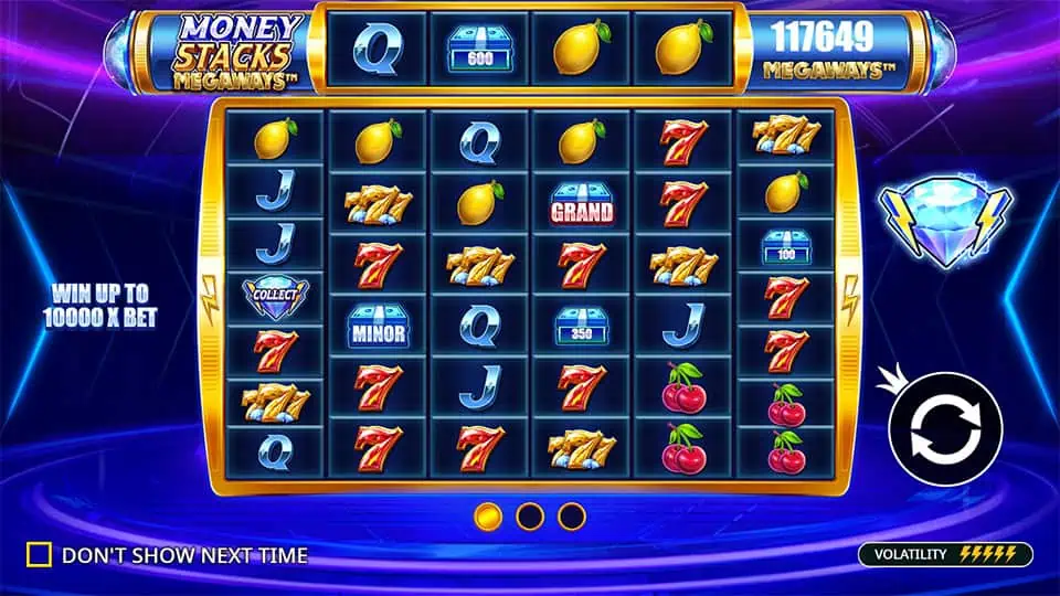 Money Stacks Megaways slot features