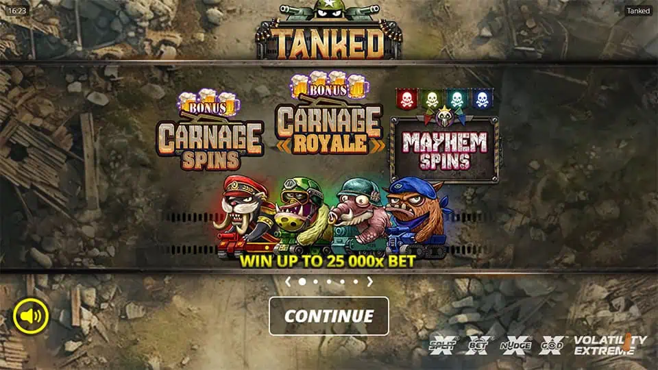 Tanked slot features