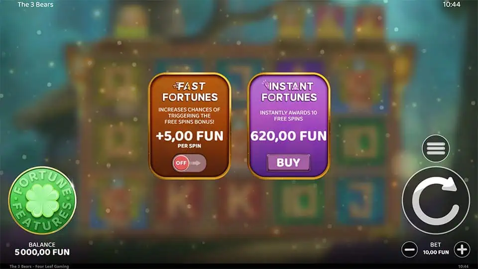 The 3 Bears slot bonus buy 1