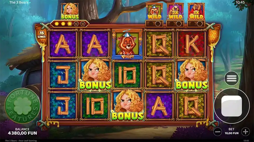 The 3 Bears slot free spins