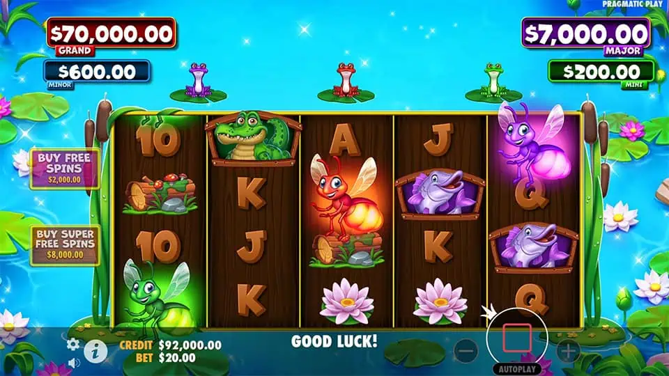 Tiny Toads slot free spins