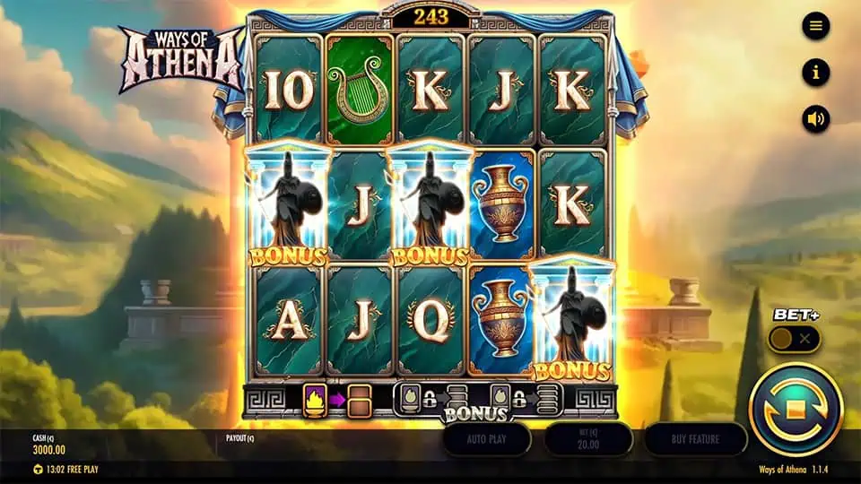 Ways of Athena slot free spins