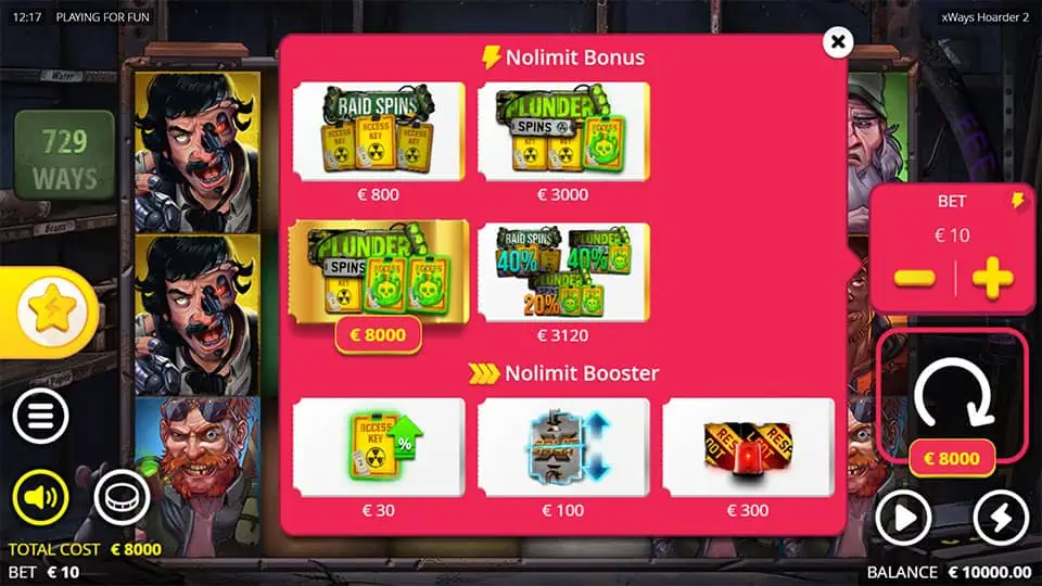 XWays Hoarder 2 slot bonus buy