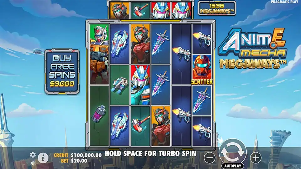 Anime Mecha Megaways slot