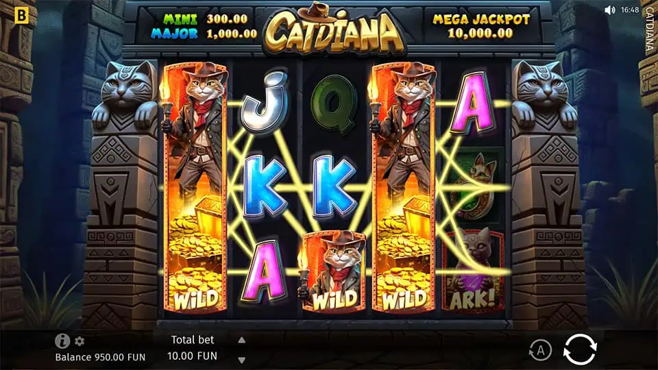 Catdiana slot feature expanding wild