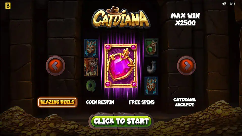 Catdiana slot features