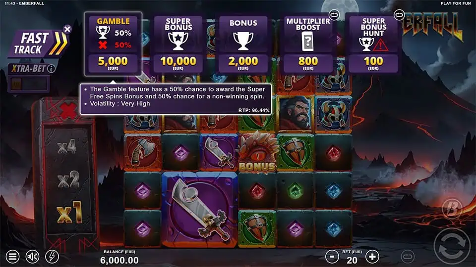 Emberfall slot bonus buy