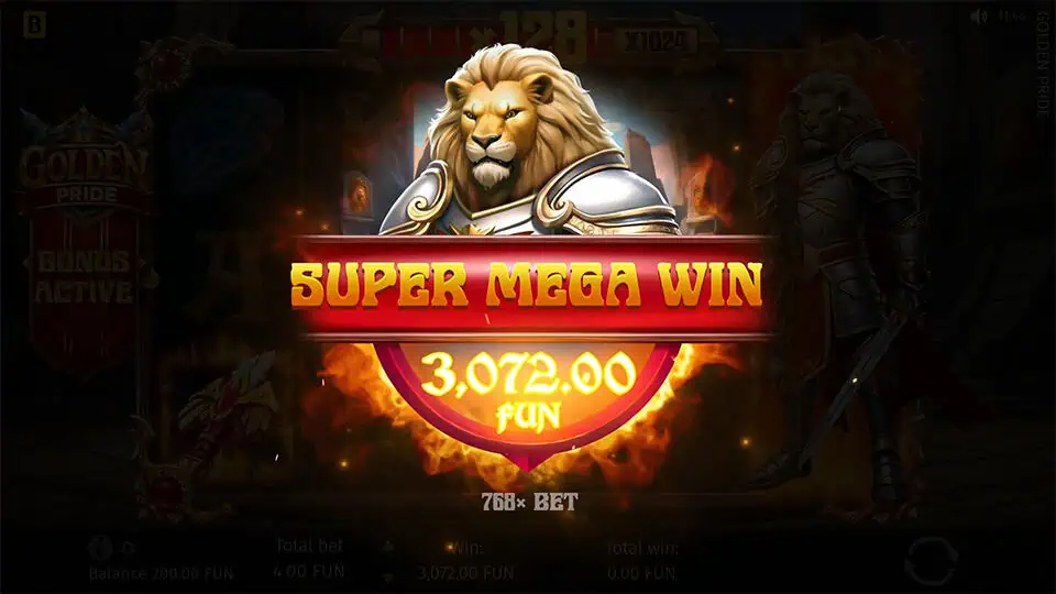 Golden Pride slot big win