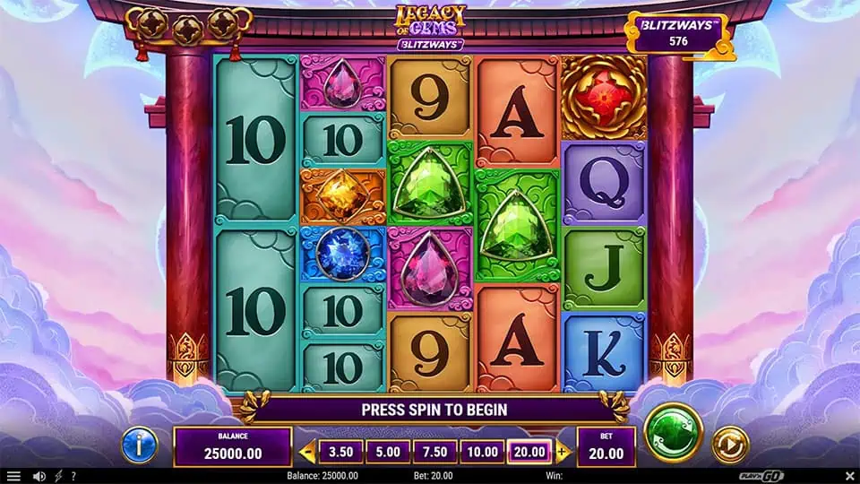 Legacy of Gems Blitzways slot