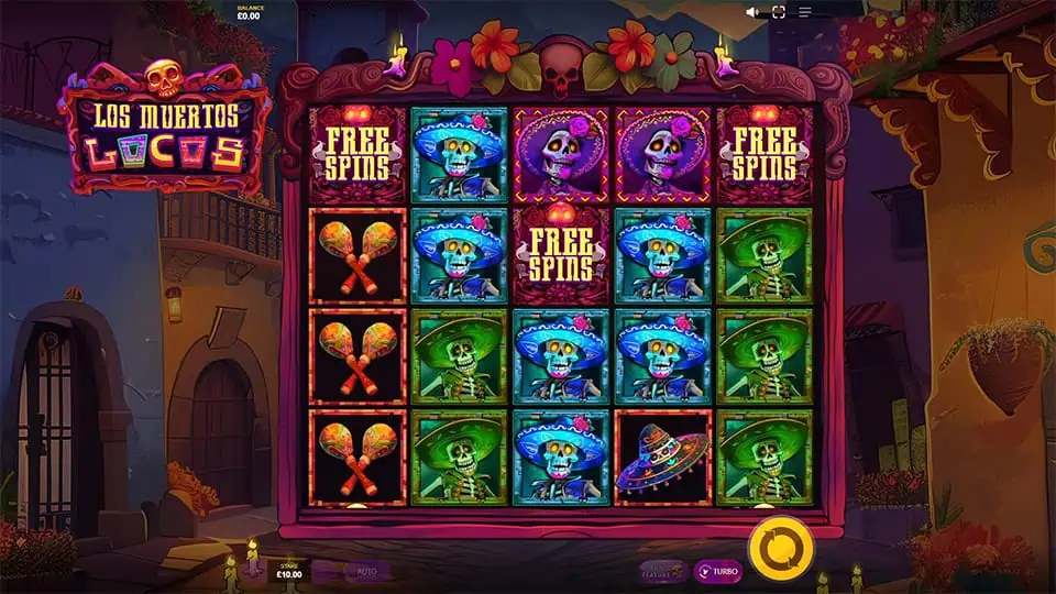 Los Muertos Locos slot free spins