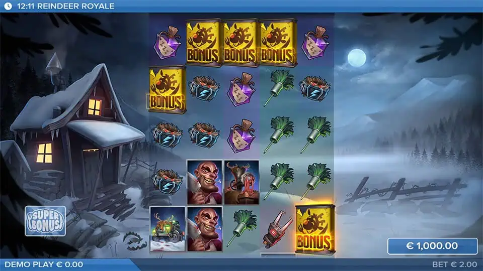 Reindeer Royale slot free spins