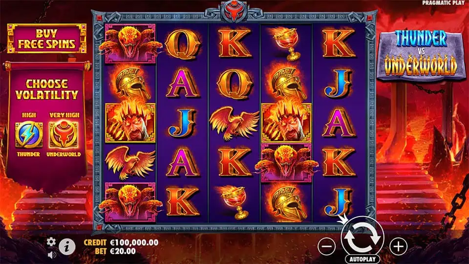 Thunder vs Underworld slot