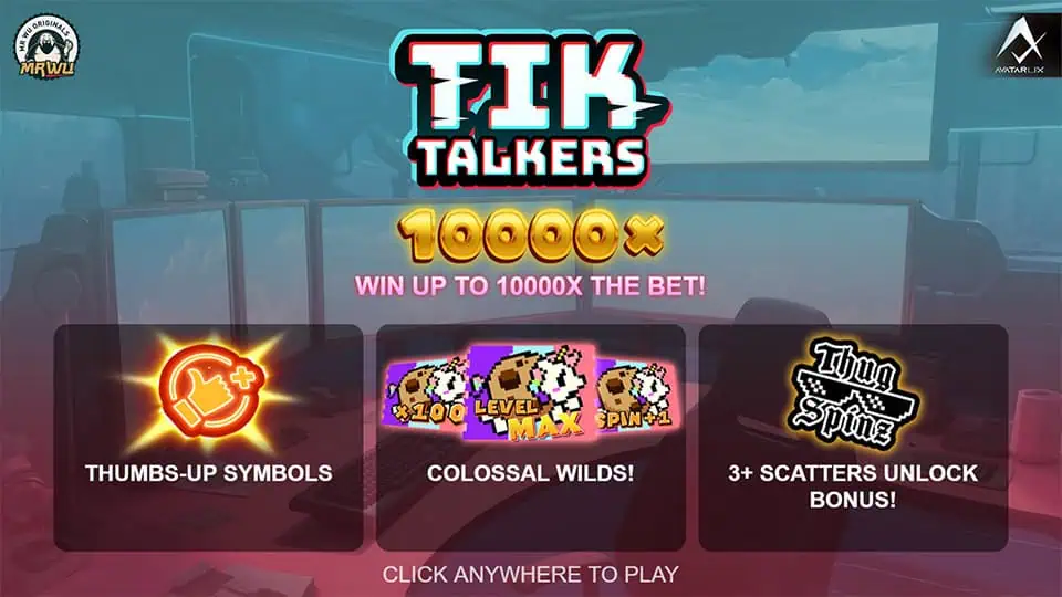 Tik Talkers slot features