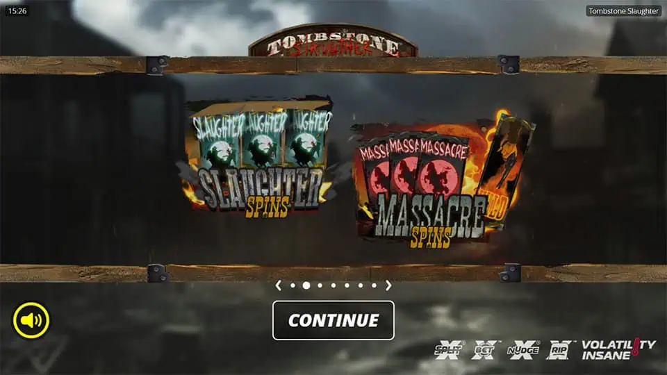 Tombstone Slaughter El Gordos Revenge slot features