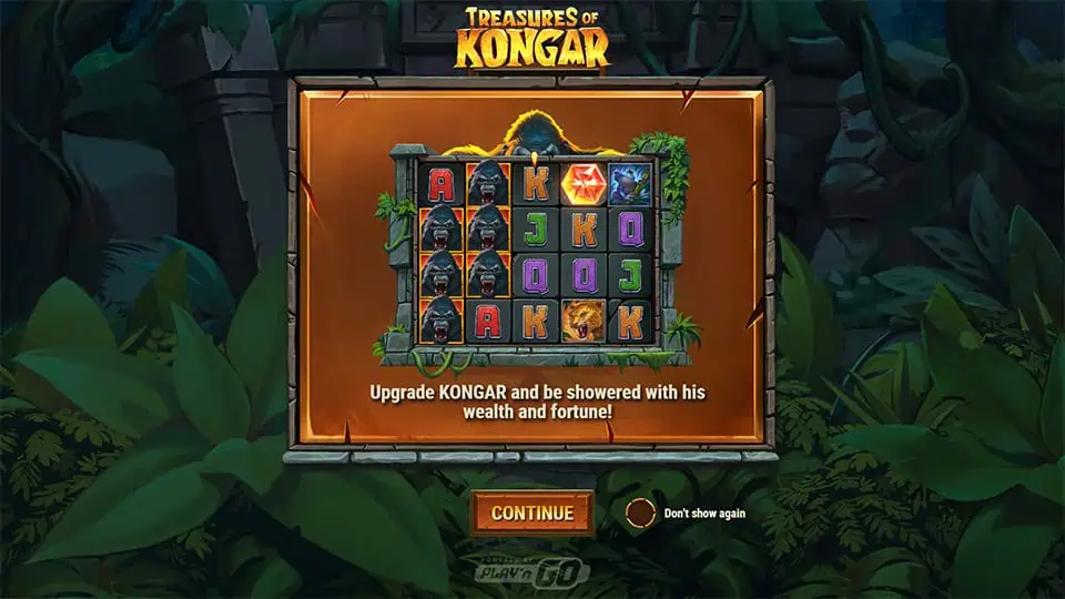 Treasures of Kongar slot features