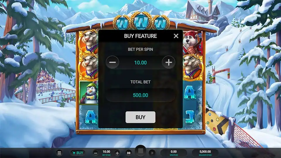 Winter Champions slot bonus buy