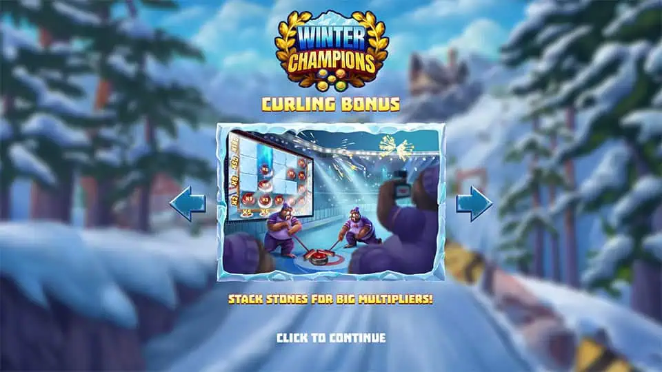 Winter Champions slot features