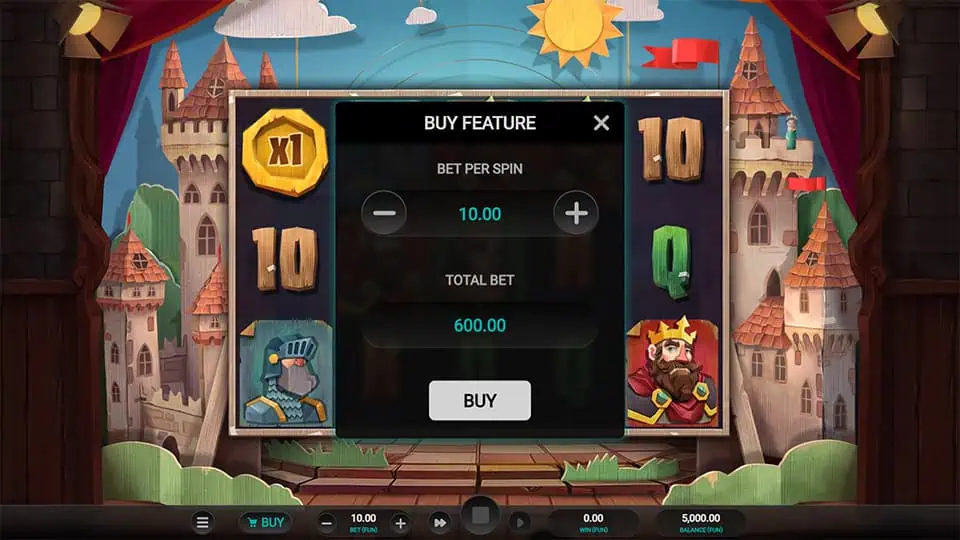 Camelot Cash slot bonus buy