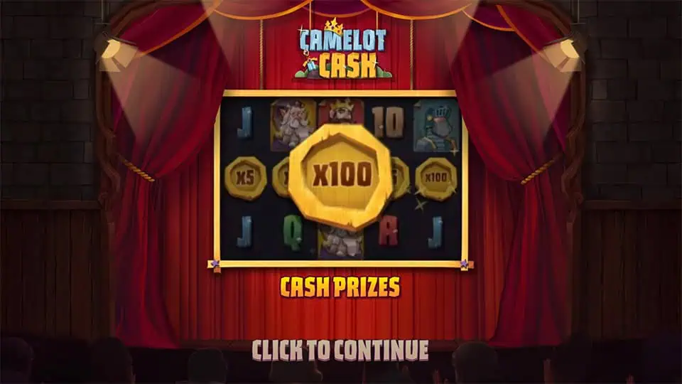 Camelot Cash slot features