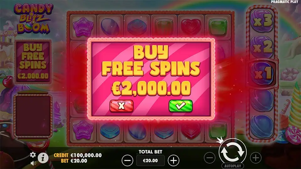 Candy Blitz BOOM slot bonus buy