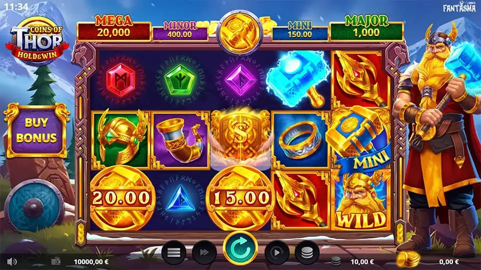 Coins of Thor Hold Win slot