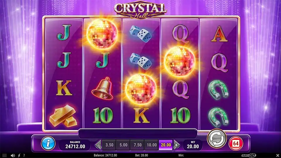 Crystal Hall slot free spins