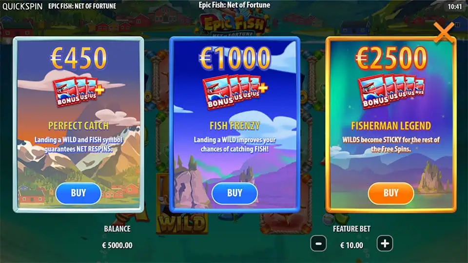 Epic Fish Net of Fortune slot bonus buy