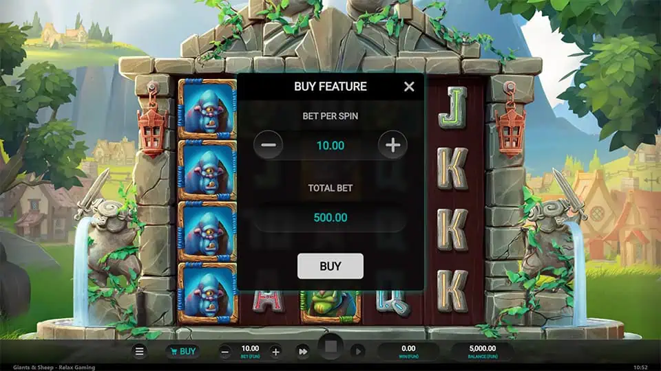 Giants Sheep slot bonus buy