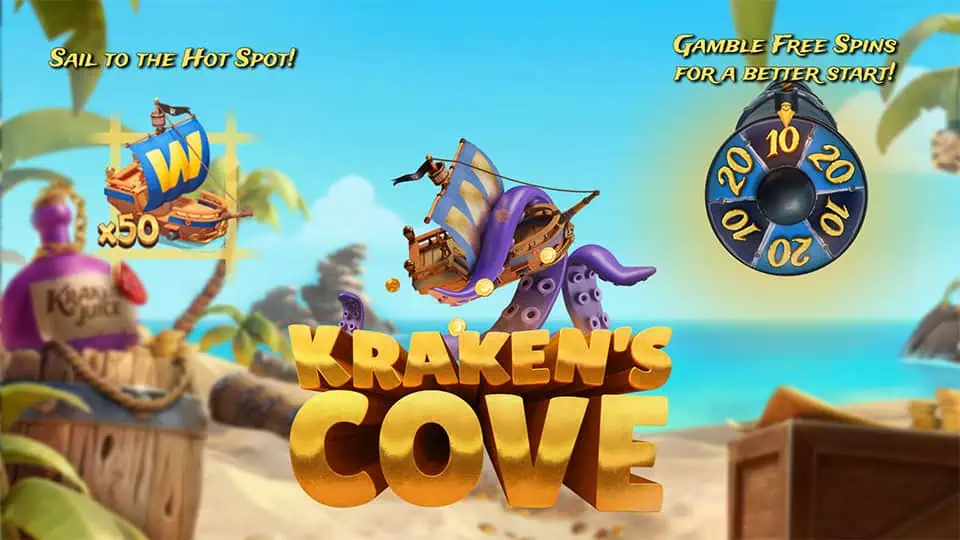 Krakens Cove slot features