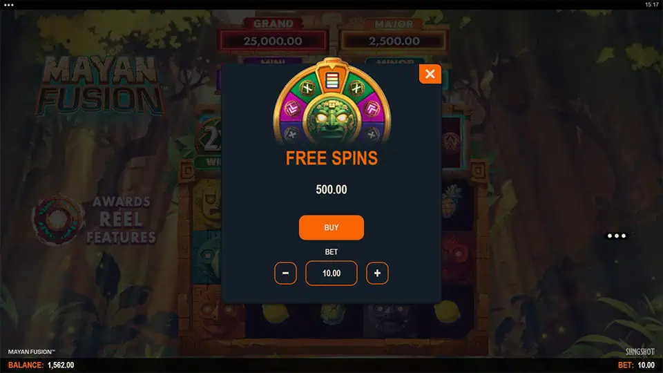 Mayan Fusion slot bonus buy