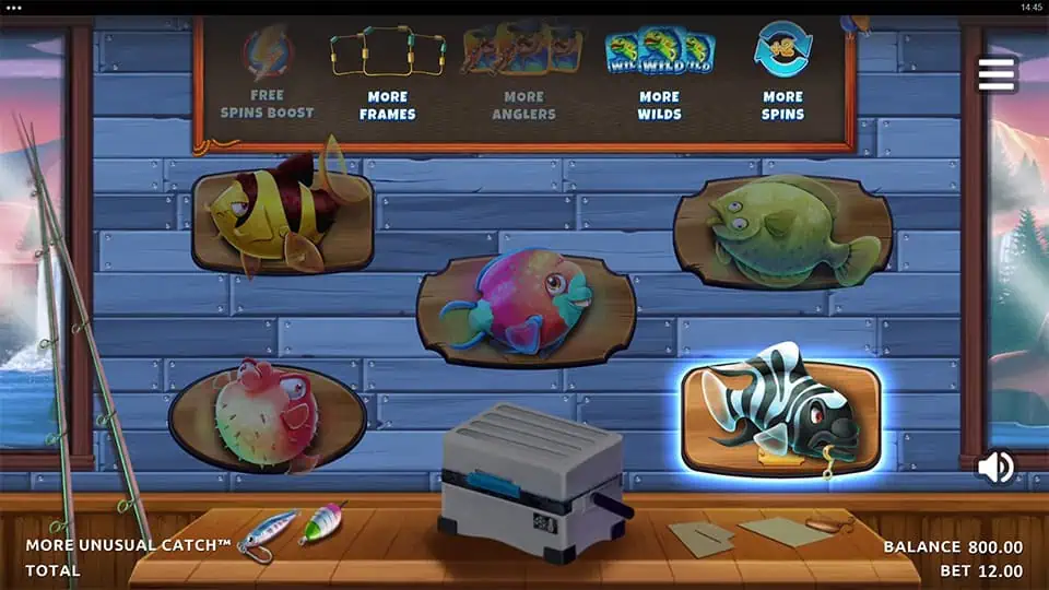 More Unusual Catch slot feature perk pick