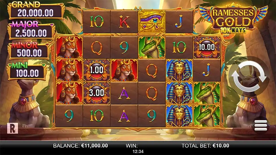 Ramsesses Gold 10K Ways slot