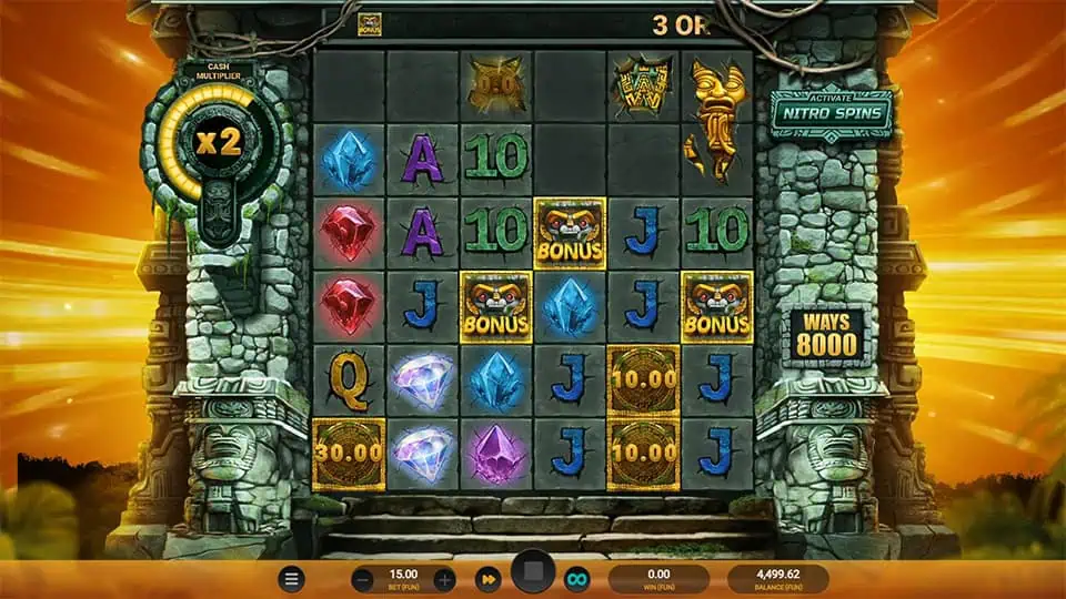 Temple Rush Dream Drop slot free spins