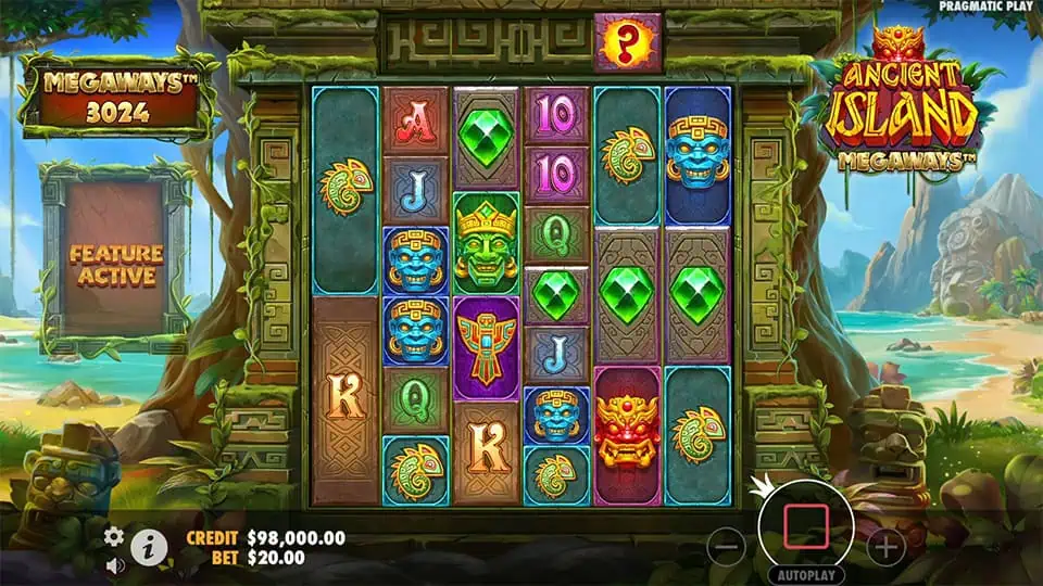 Ancient Island Megaways slot free spins