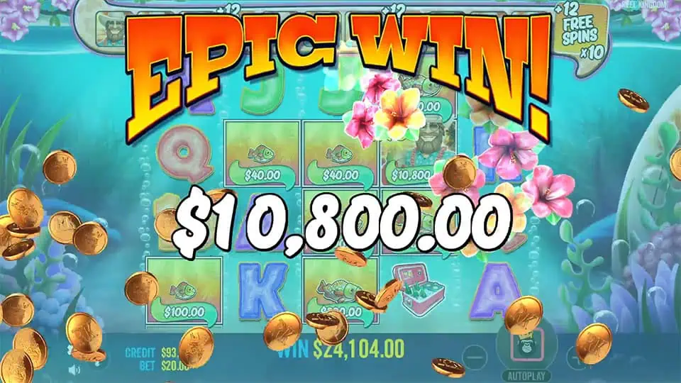 Bigger Bass Splash slot big win