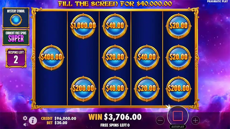 John Hunter and Galileos Secrets slot feature respin