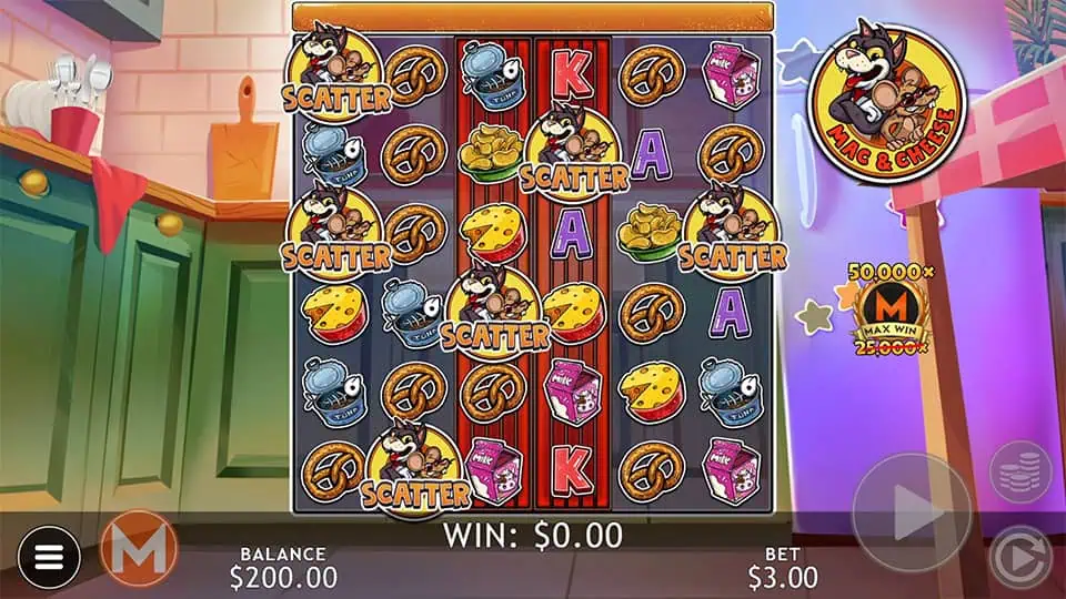 Mac and Cheese slot free spins 1