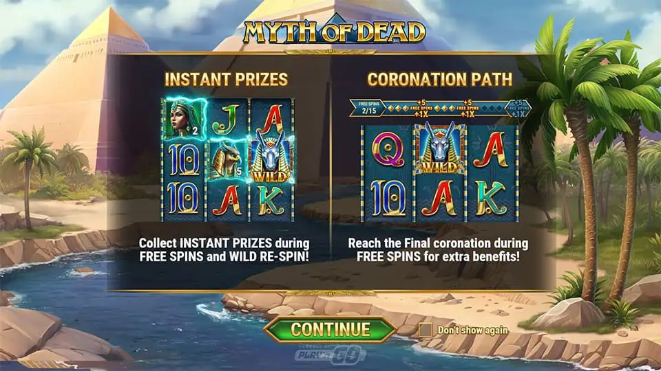 Myth of Dead slot features