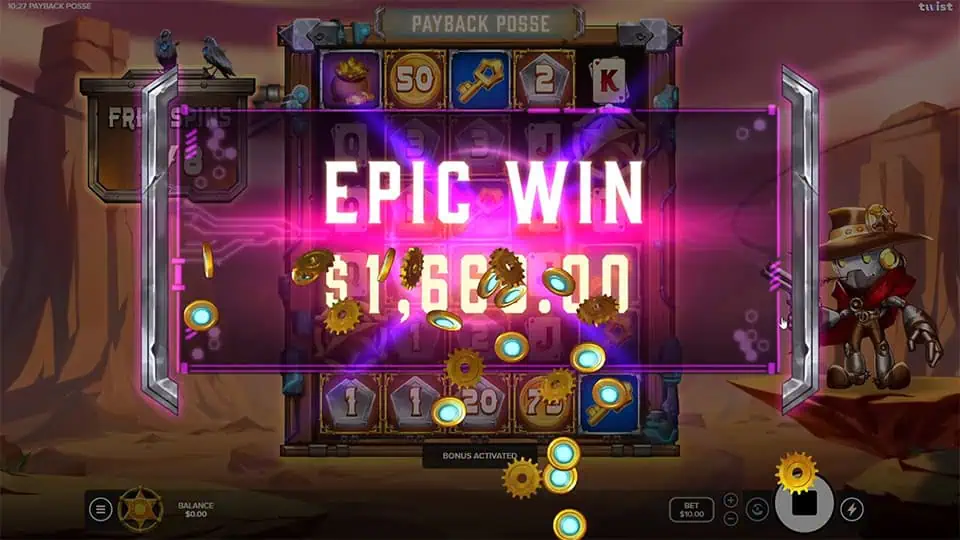 Payback Posse slot big win