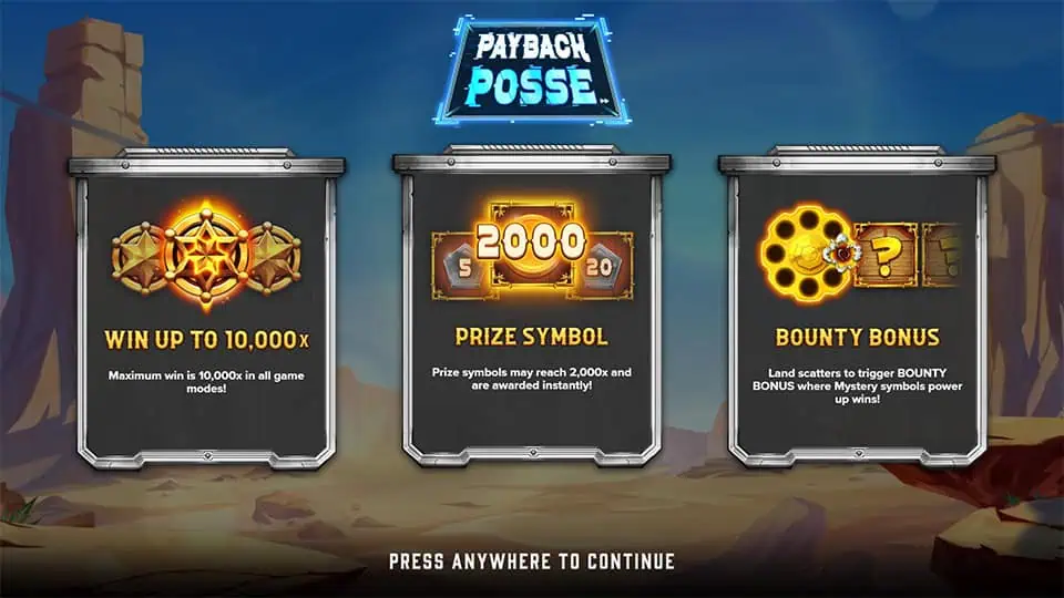 Payback Posse slot features