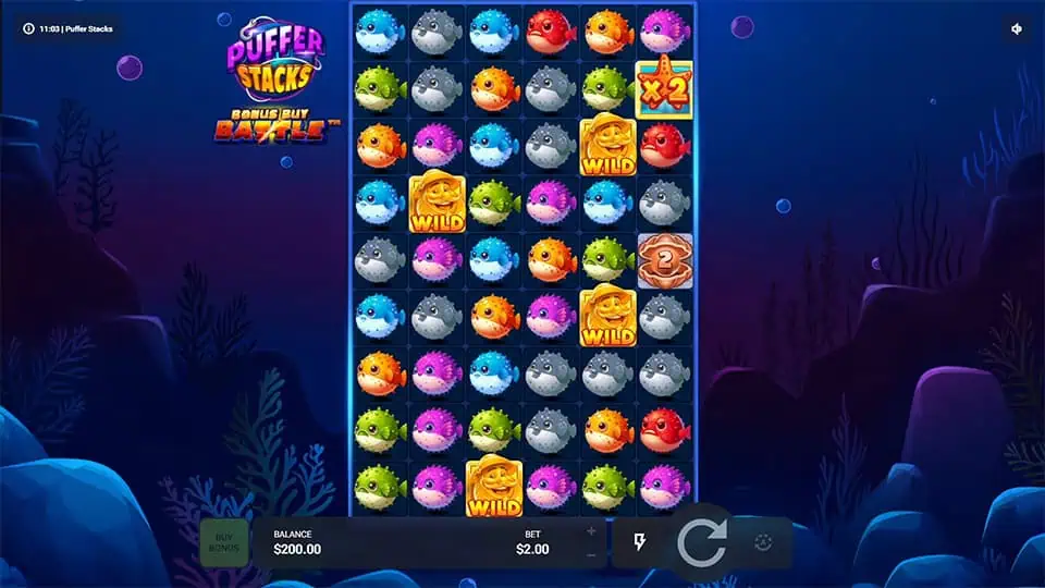 Puffer Stacks slot free spins