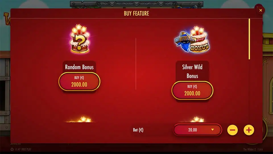 The Wildos 2 slot bonus buy